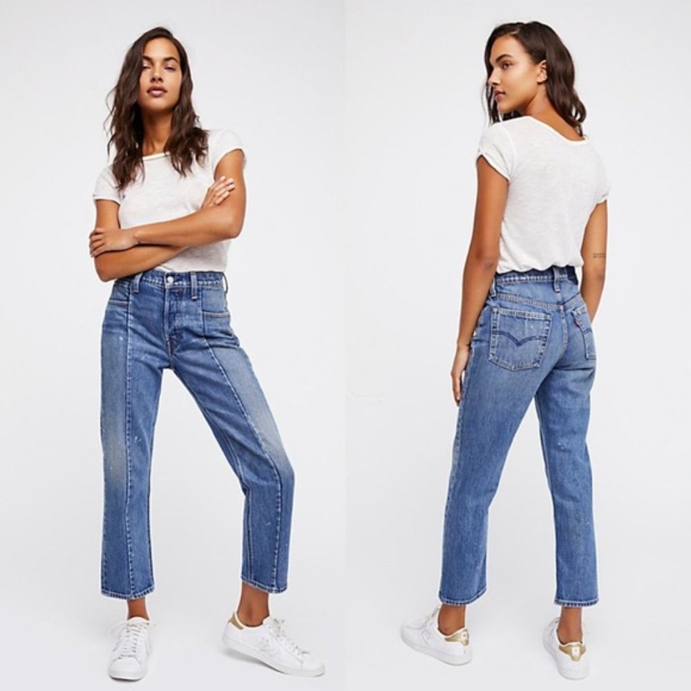 levi's hi rise straight altered mom jeans 🤍 27